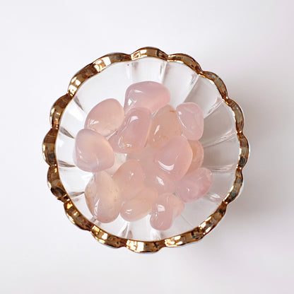 Pink Chalcedony Tumbles | Tumbled Crystal