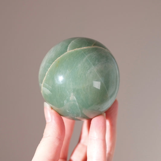 Garnierite Sphere | Green Moonstone Crystal Sphere