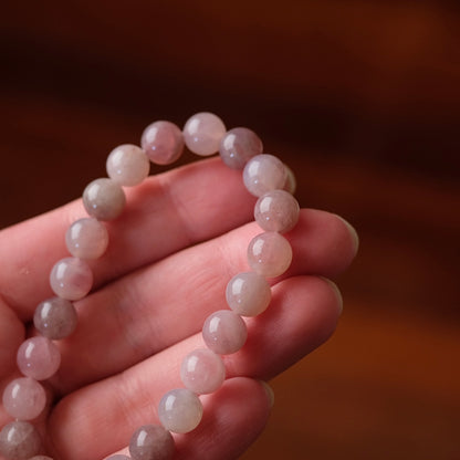 Lavender Rose Quartz Bracelet | Crystal Stretch Bracelet