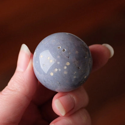 Grape Agate Sphere | Purple Botryoidal Chalcedony Crystal Sphere