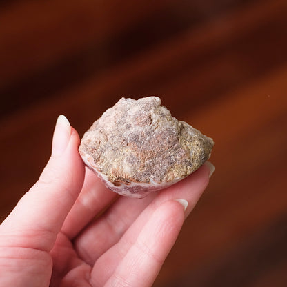 Raspberry Pink Amethyst Geode | Polished Pink Amethyst Crystal Specimen 12