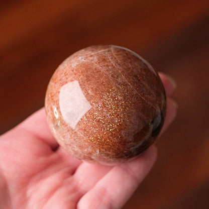High Grade Sunstone Sphere | Sunstone Crystal Sphere