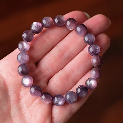 Gem Lepidolite Bracelet | High Quality Gem Lepidolite Stretch Bracelet