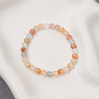 Amphibole Quartz Bracelet | Rabbit Hair Crystal Stretch Bracelet