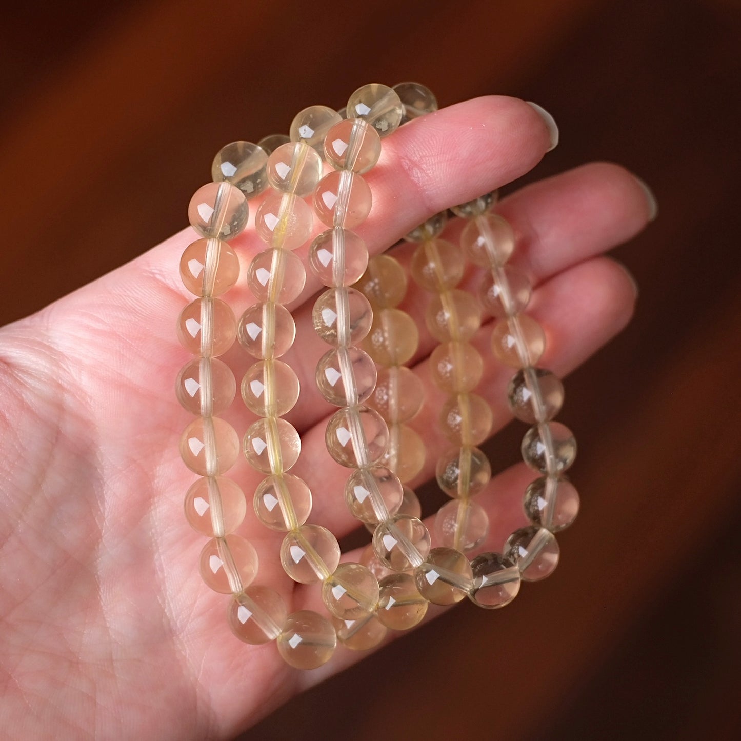 Star Citrine Bracelet | Citrine Crystal Bracelet
