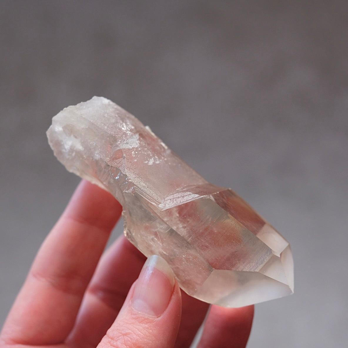 Smokey Lemurian Quartz Point | Lemurian Crystal Point With Keys