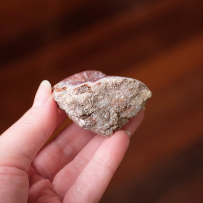 Raspberry Pink Amethyst Geode | Polished Pink Amethyst Crystal Specimen 12