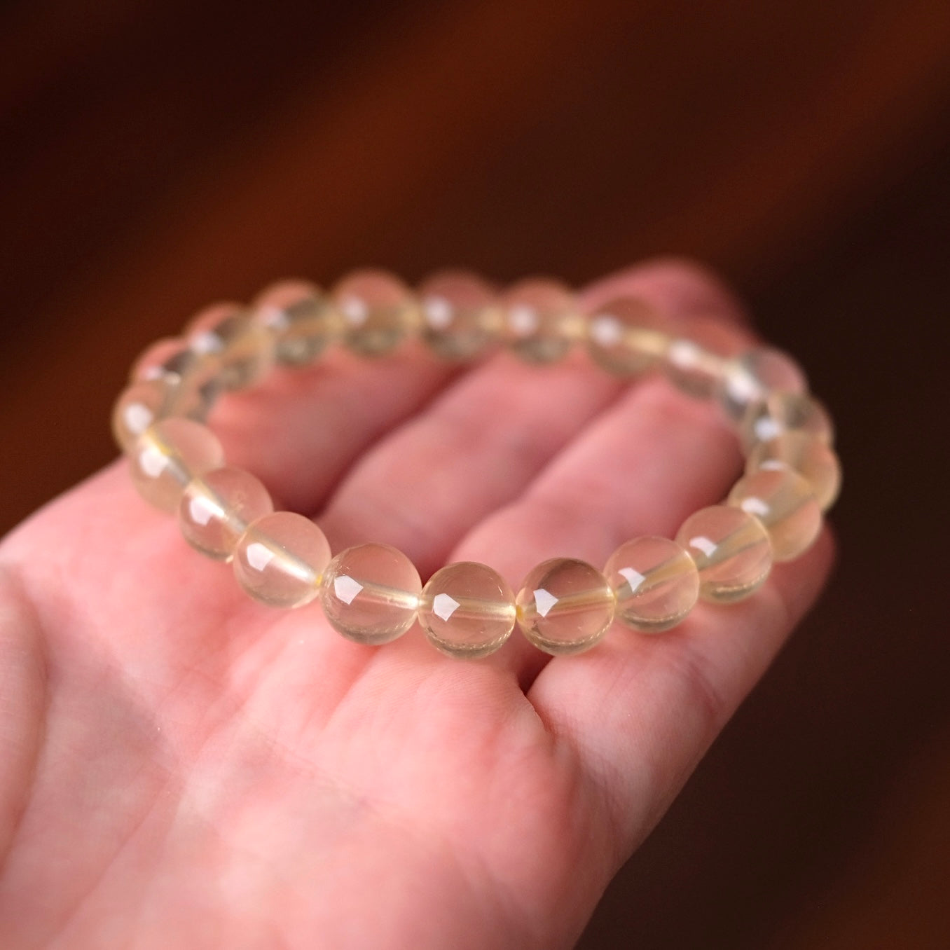 Star Citrine Bracelet | Citrine Crystal Bracelet