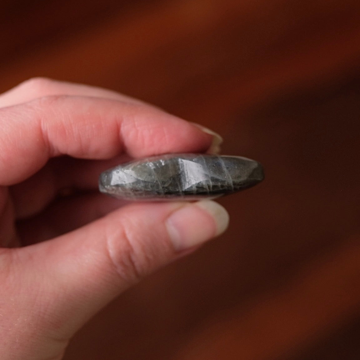 Purple Labradorite Heart | Flashy Labradorite Crystal Heart