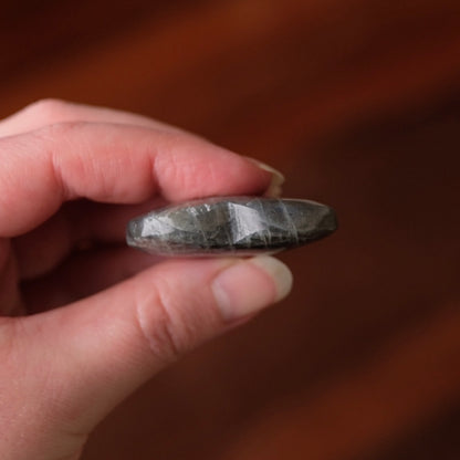 Purple Labradorite Heart | Flashy Labradorite Crystal Heart