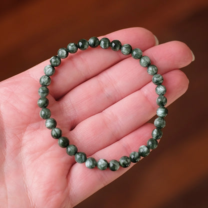Seraphinite Bracelet | Crystal Stretch Bracelet