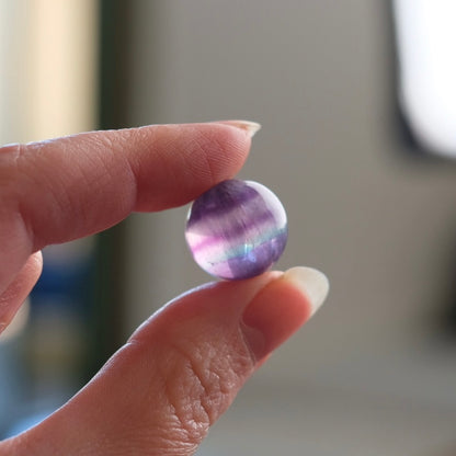 Mini Fluorite Spheres | Rainbow Fluorite Crystal Sphere
