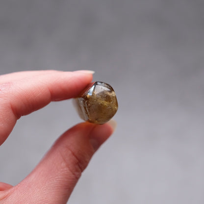 Natural Citrine Pocket Stone | African Citrine Crystal