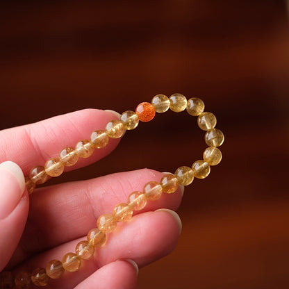 Sunstone & Yellow Tourmaline Bracelet | Arusha Sunstone