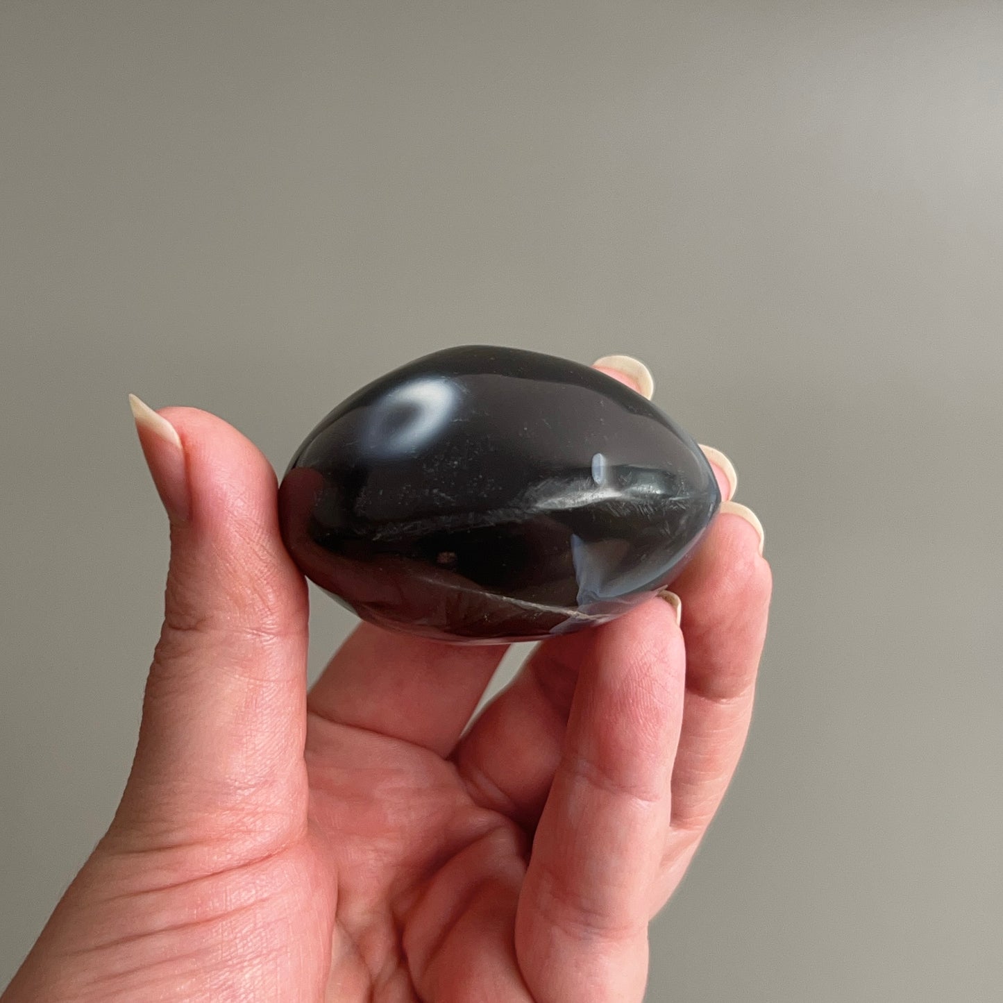 Orca Agate Palm | Agate Crystal Palm Stone