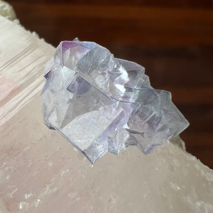Yaogangxian Fluorite on Quartz Point | Quartz Crystal Specimen
