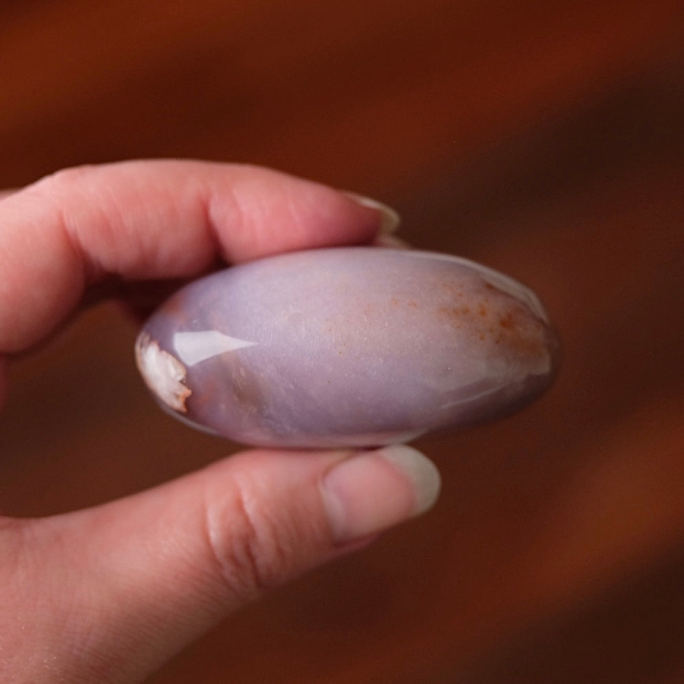 Flower Agate Palm | Flower Agate Crystal Palm Stone