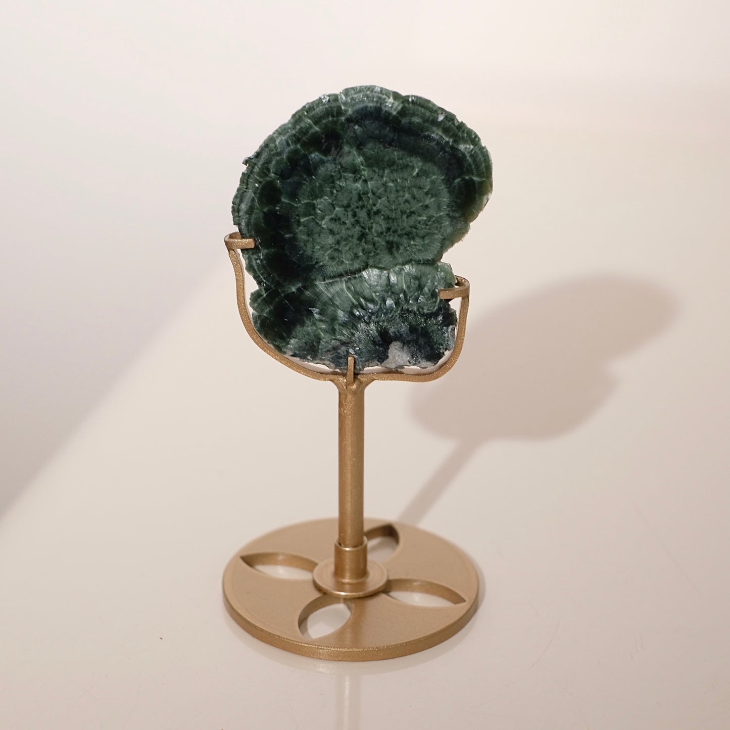 Seraphinite Slice + Stand | Polished Seraphinite Slab
