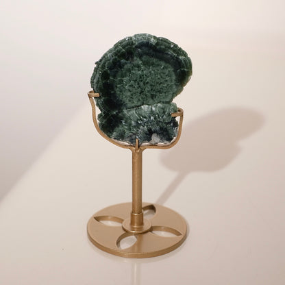 Seraphinite Slice + Stand | Polished Seraphinite Slab