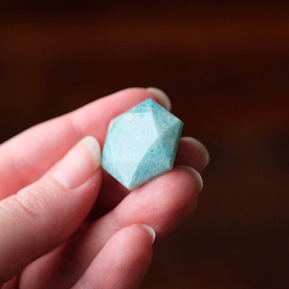 Amazonite Hexagon | Crystal Jewel | Star of David