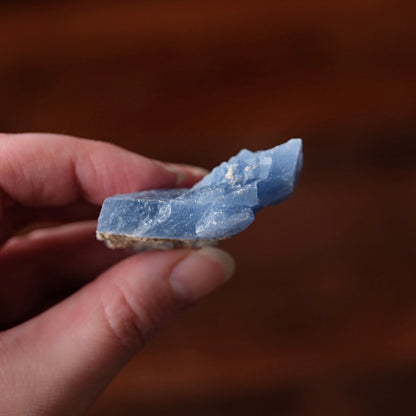 Blue Calcite Specimen | Raw Calcite Crystal Cluster