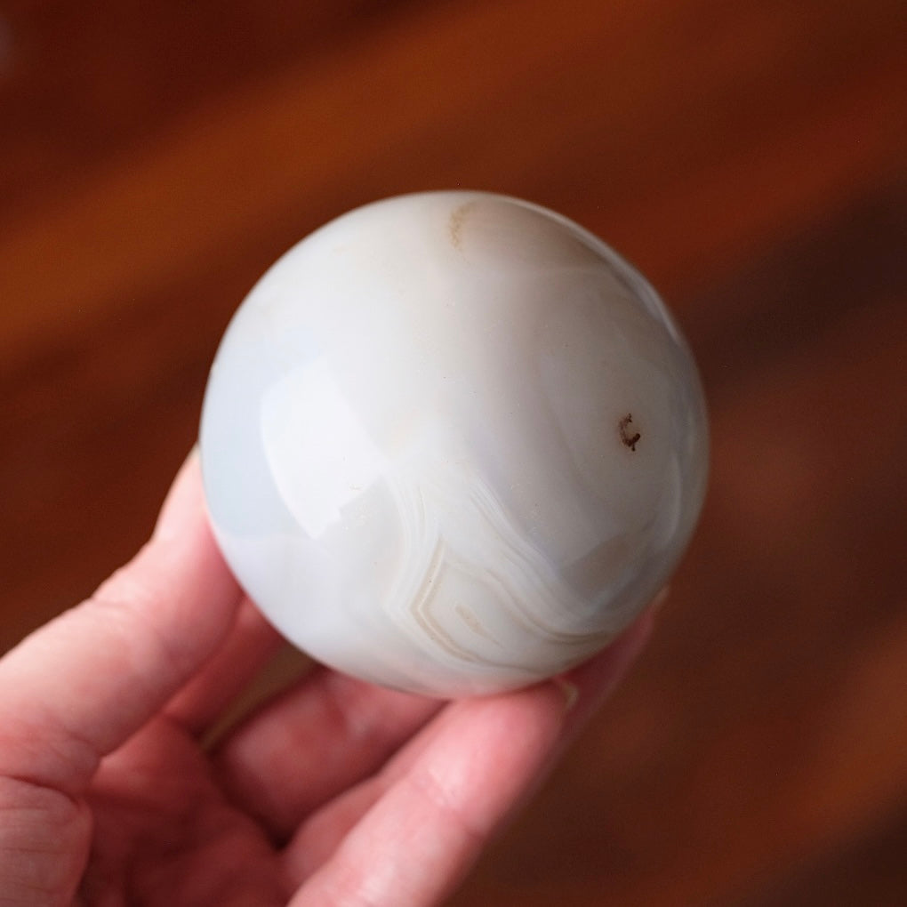 Banded Agate Sphere | Striped Agate Crystal Sphere