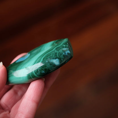 Malachite Chrysocolla Freeform | Malachite Crystal Flame