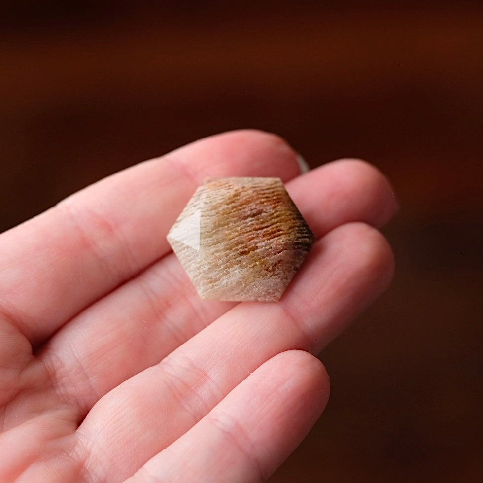 Thousand Layer Quartz Hexagon | Crystal Jewel | Star of David