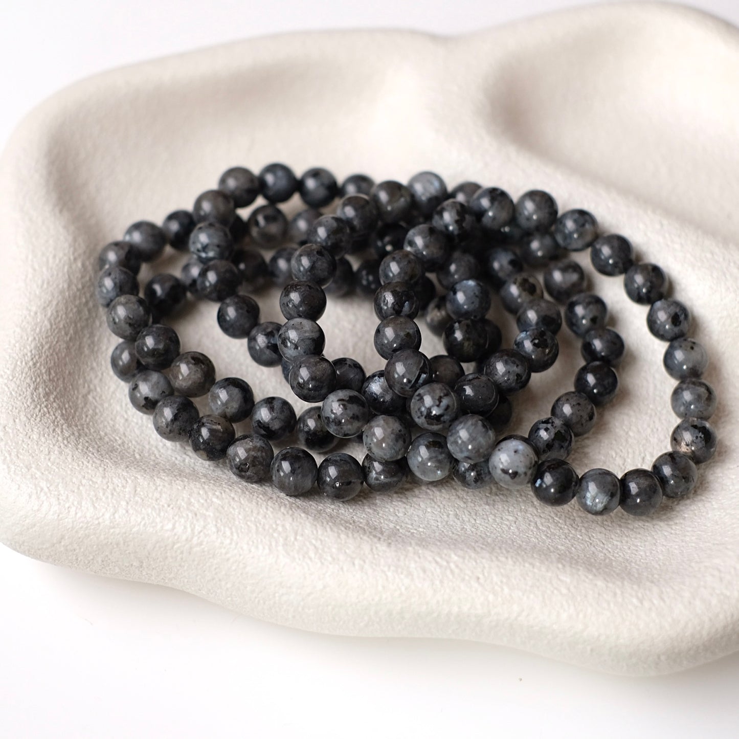 Larvikite Bracelet | Crystal Stretch Bracelet