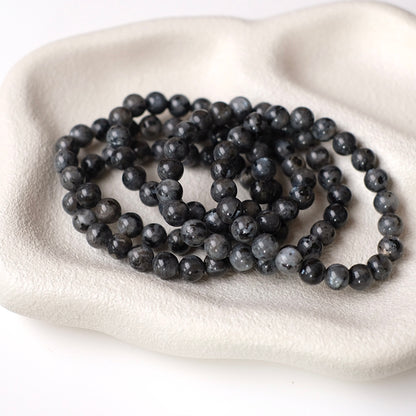Larvikite Bracelet | Crystal Stretch Bracelet