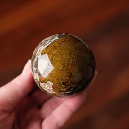 Volcanic Rhyolite Sphere | Rhyolite Crystal Sphere