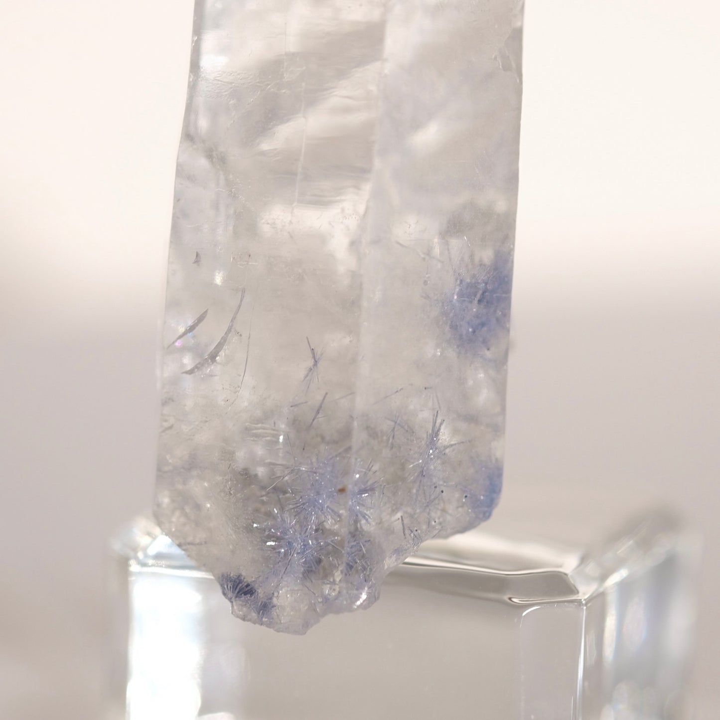Dumortierite in Quartz Specimen | Quartz Crystal Point