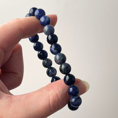 Sodalite Bracelet | Crystal Stretch Bracelet
