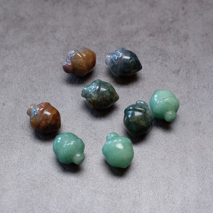 Mini Crystal Acorn Carving | Cute Crystal Carvings