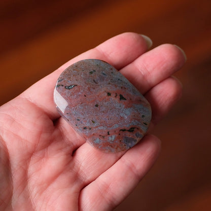Ocean Jasper Palm | Sea Jasper Crystal Palmstone