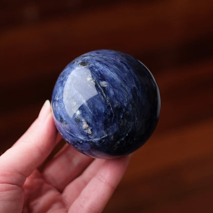 High Grade Sodalite Sphere | Blue Sodalite Crystal Sphere