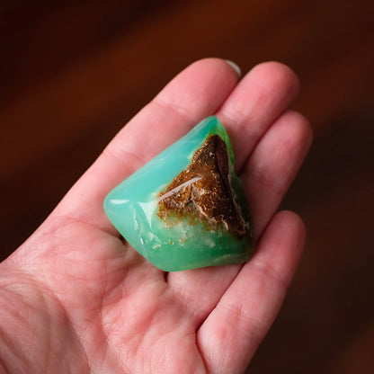 Australian Chrysoprase Freeform | Polished Chrysoprase Crystal