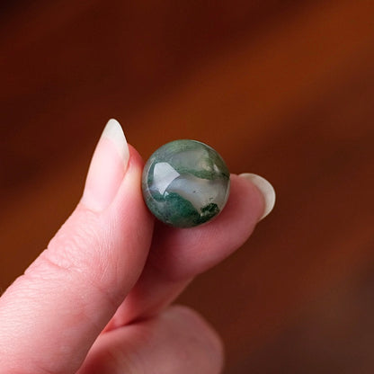 Moss Agate Mini Sphere | Moss Agate Crystal Sphere