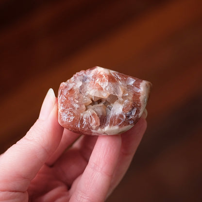 Raspberry Pink Amethyst Geode | Polished Pink Amethyst Crystal Specimen 3