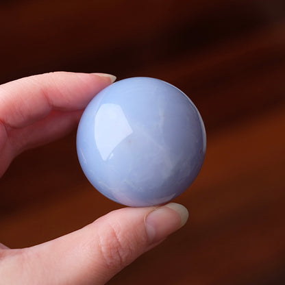 Blue Chalcedony Sphere | Chalcedony Crystal Sphere