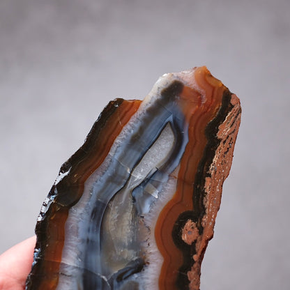 Carnelian Slab | Polished Carnelian Crystal Slice