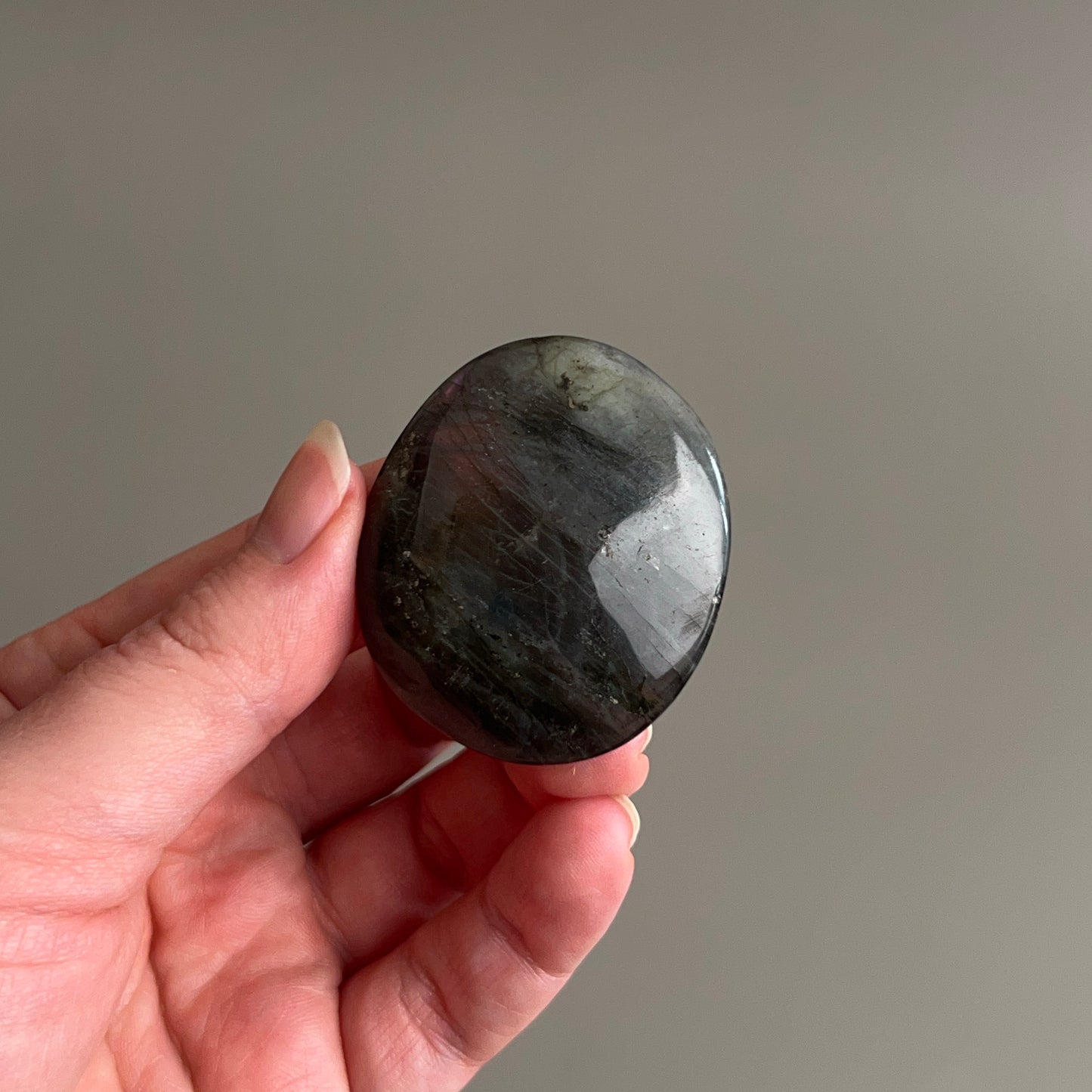 Purple Labradorite Palm | Sunset Labradorite Crystal Palm