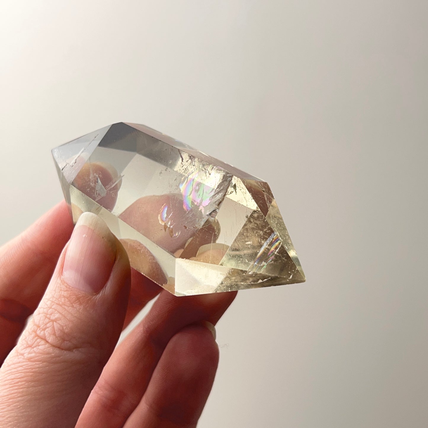 Smokey Citrine DT Point | Double Terminated Crystal Point