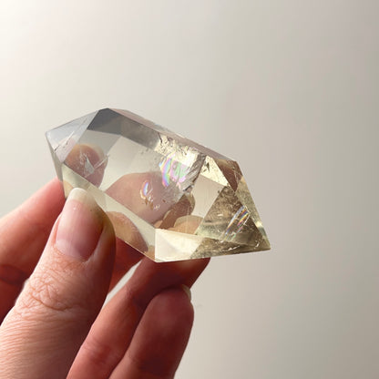 Smokey Citrine DT Point | Double Terminated Crystal Point