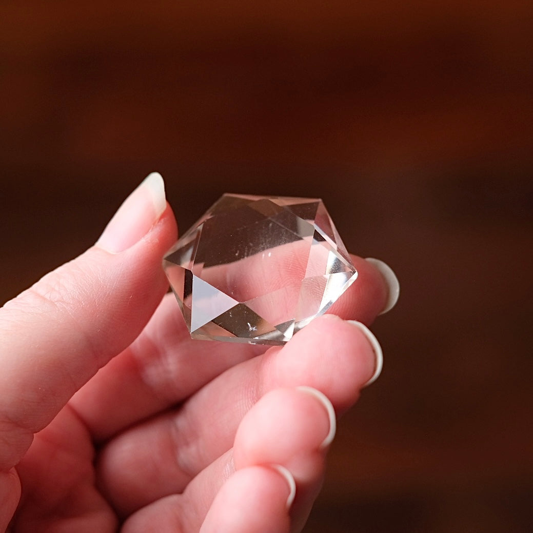 Smokey Quartz Hexagon | Crystal Jewel | Star of David