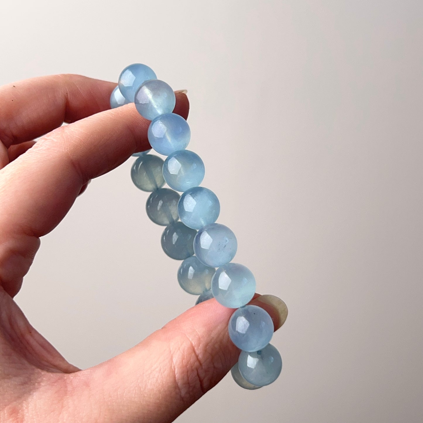 Aquamarine Bracelet | Crystal Stretch Bracelet