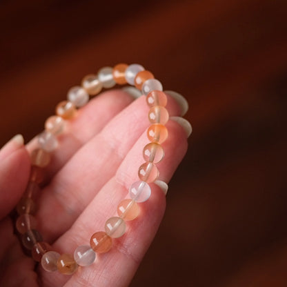 Amphibole Quartz Bracelet | Rabbit Hair Crystal Stretch Bracelet