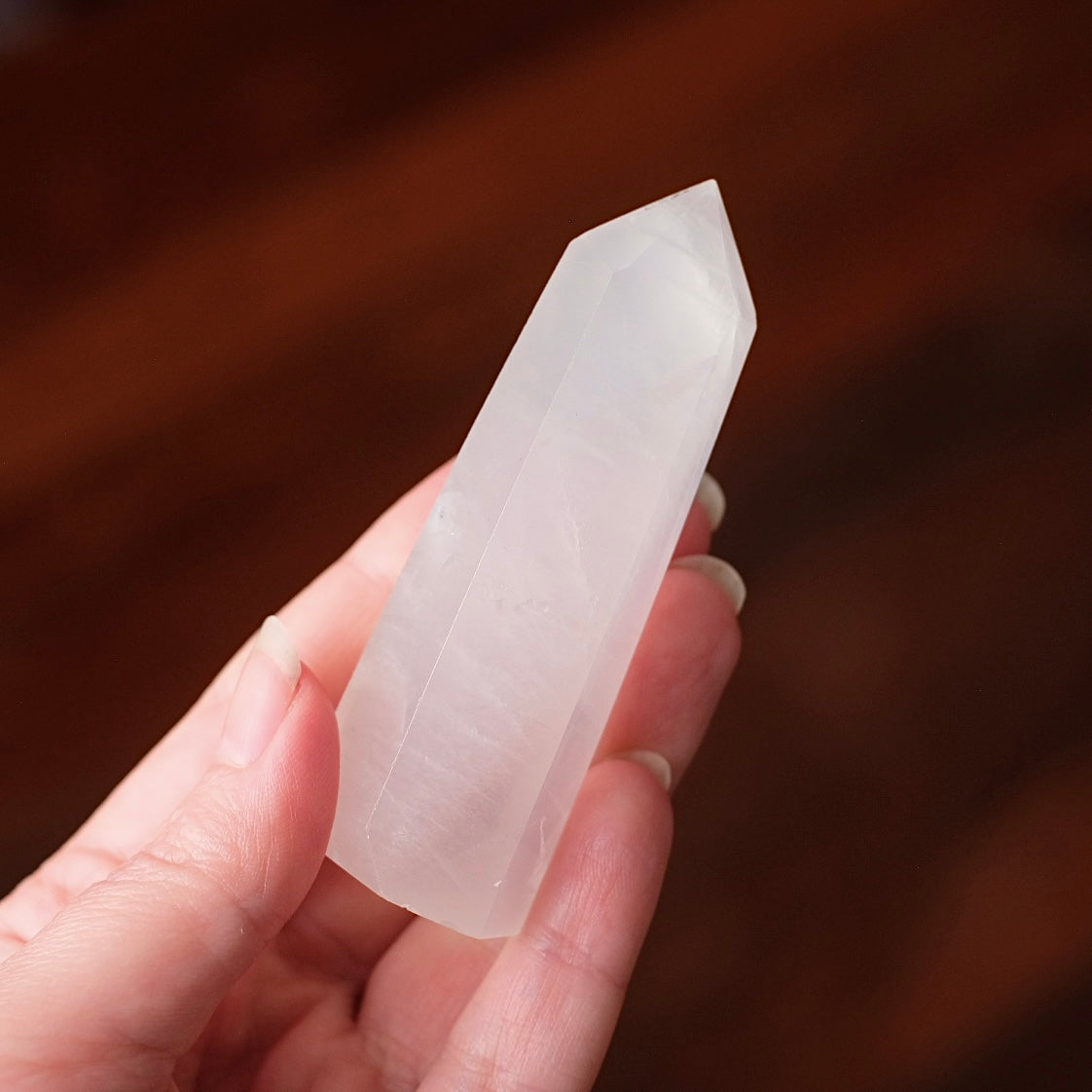 Girasol Quartz Point | Milky Moon Quartz Tower