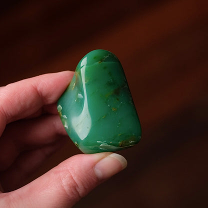 Australian Chrysoprase Freeform | Polished Chrysoprase Crystal