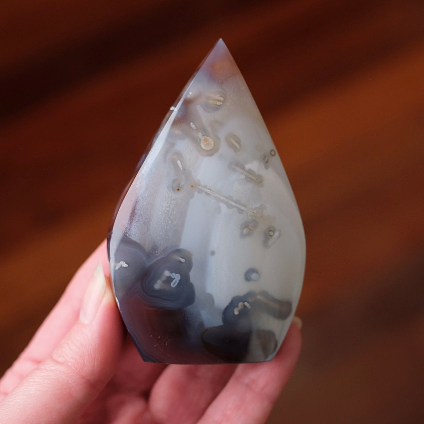 Swazi Agate Freeform | Mozambique Agate Crystal Flame